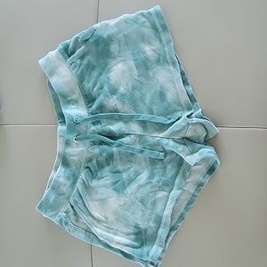 Women's Old Navy XS green tye dye lounge drawstring shorts